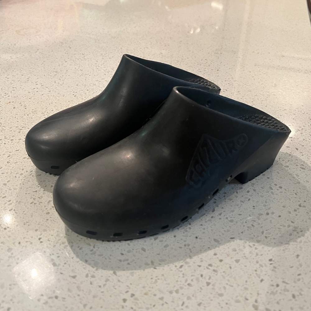 Black Calzuro Clogs - never been worn
